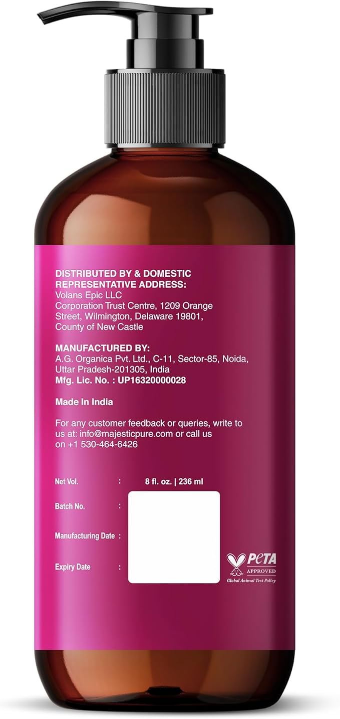 MAJESTIC PURE Cocoa Massage Oil for Massage Therapy - Refreshing, and Relaxing - Natural Oils with Cocoa Butter, Vitamin E & Lavender Oil - for All Skin Types - Men and Women - 8 fl oz-Ruum Studio Home