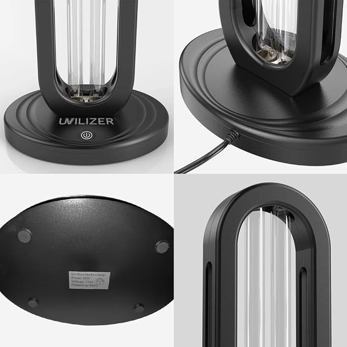 UVLIZER Tower - UV Light Sanitizer & Ultraviolet LED Lamp (UV-C Cleaner for Home, Office, Room | UVC Disinfection Lamp | Kill 99% of Germs, Bacteria, Virus, Mold, Dust Mites | USA)-Ruum Studio Home