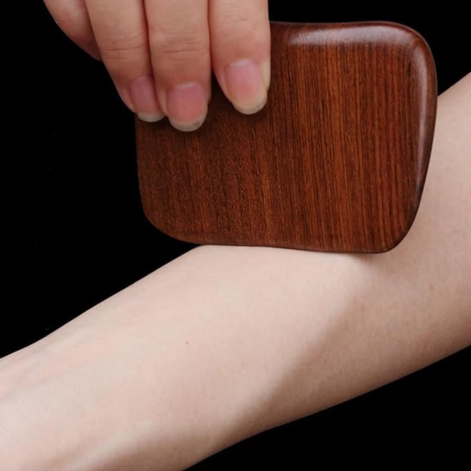 Wooden Gua Sha Massager Tool,Wooden Gua Sha Scraping Massage Tool,Sandalwood Gua Sha Board Acupuncture Point Massager,1 Pieces.-Ruum Studio Home