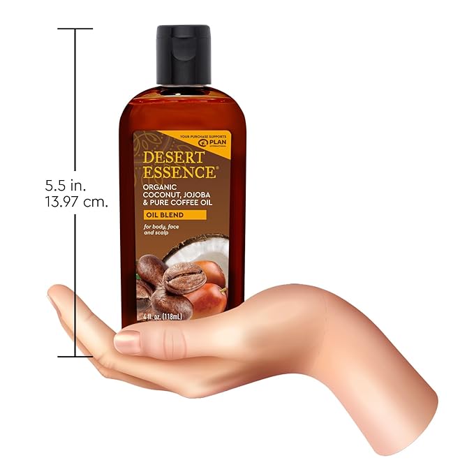 Desert Essence Organic Coconut, Jojoba, and Coffee Oil Blend-Ruum Studio Home