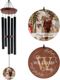 ASTARIN Personalized Wind Chimes Outdoor Deep Tone,35'' Customized Memorial WindChimes for Loss of Loved One,Melody Wind Chime Unique as Sympathy Gift,Home Décor for Garden-Ruum Studio Home