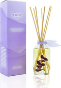 LOVSPA Reed Diffuser Set, DE-Stress Lavender Eucalyptus Scented Oil Diffuser with Sticks, Home Fragrance Accessories for Bathroom Shelf Decor, Aroma Diffusers for Home or Office Desk, USA Made-Ruum Studio Home