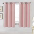 H.VERSAILTEX Blackout Curtains for Bedroom Thermal Insulated Room Darkening Living Room Curtains 63 Inch Long Grommet Privacy Protection Window Curtain Panels/Drapes for Nursery, 2 Panels, Baby Pink-Ruum Studio Home