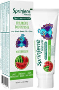 SprinJene Natural Kids Toothpaste, Watermelon | Natural Children’s Toothpaste for Cavity Protection | Fluoride Toothpaste for Toddlers | 1 Pack-Ruum Studio Home