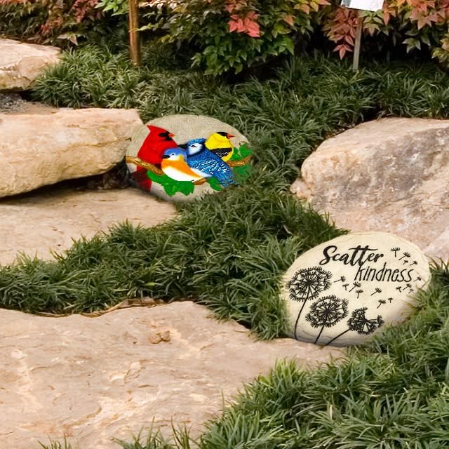 Spoontiques - Garden Décor - Scatter Kindness Stepping Stone - Decorative Stone for Garden-Ruum Studio Home