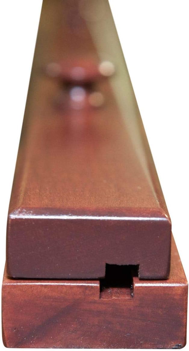 RRD Quilt Hanger for Wall for Display (42") Amish Made Wooden Quilt Rack Wall Mount - Rustic Tapestry Quilt Wall Hangers (Cherry Wood, Cherry Stain)-Ruum Studio Home