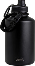 DRINCO Stainless Steel Water Bottle Spout Lid Vacuum Insulated Double Wall Water Bottles Wide Mouth (64oz 40oz 32oz 22oz 18oz 14oz) Leak Proof Keep Cold Sport Camping Hiking-Ruum Studio Home