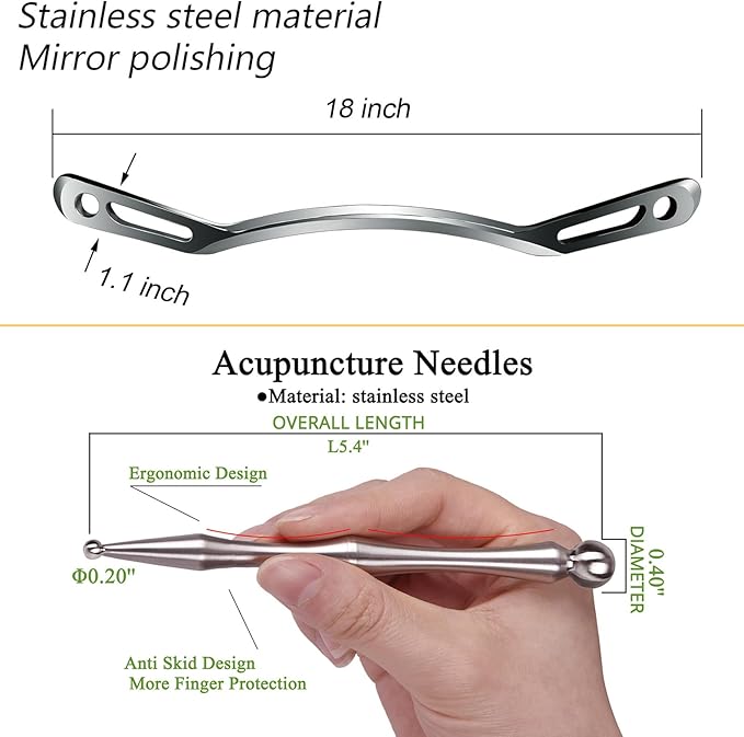 BYYDDIY 6 in 1 Stainless Steel Gua Sha Muscle Scraper Tools Set, Scraping Massage Tool,Massage Scraper Tool (6PCS)-Ruum Studio Home