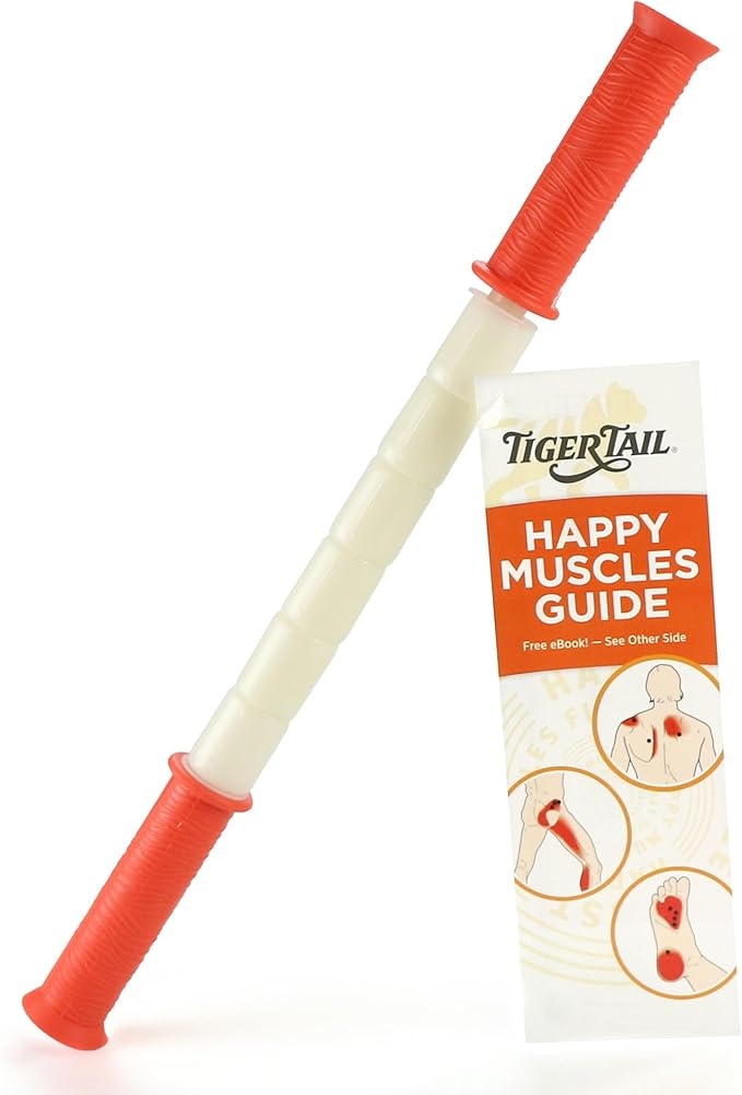 Tiger Tail The Stick - Bendy 15” Flexible Muscle Roller Stick for Myofascial Release & Trigger Points - Bendable Deep Tissue Massager for Legs, Back, Shoulders - Relieve Soreness & Improve Recovery-Ruum Studio Home
