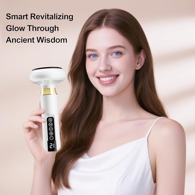 Electric Handheld Cellulite Massager with 12 Suction Modes, Cellulite Remover Tool for Legs, Belly, Thighs, Arms, Butt- Birthday, Christmas, Mothers Day, Valentines Day Gifts for Her Women (White)-Ruum Studio Home