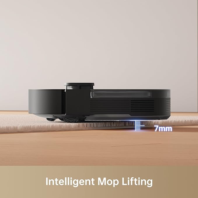 MOVA S10 Robot Vacuum Cleaner with 7000Pa Suction, 260 Mins Run Time, Liftable Brush, Self-Charging Robotic Vacuum Cleaner for Home, Pet Hair, Hard Floors, App & Voice Control-Ruum Studio Home