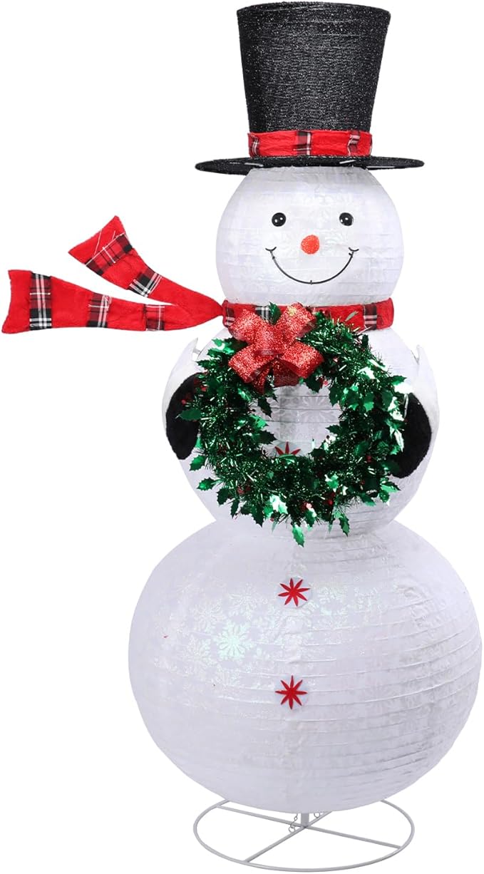 Taman 6ft Christmas Lighted Snowman Decorations Lighted Up Outdoor Lighted Holiday Displays Gift for Christmas Garden Party Yard Porch Decor-Ruum Studio Home