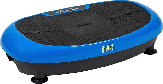 Vibration Plate Exercise Machine Workout Vibration Fitness Platform with Resistance Loops and Resistance Band, 2D, 3D or 4D-Ruum Studio Home