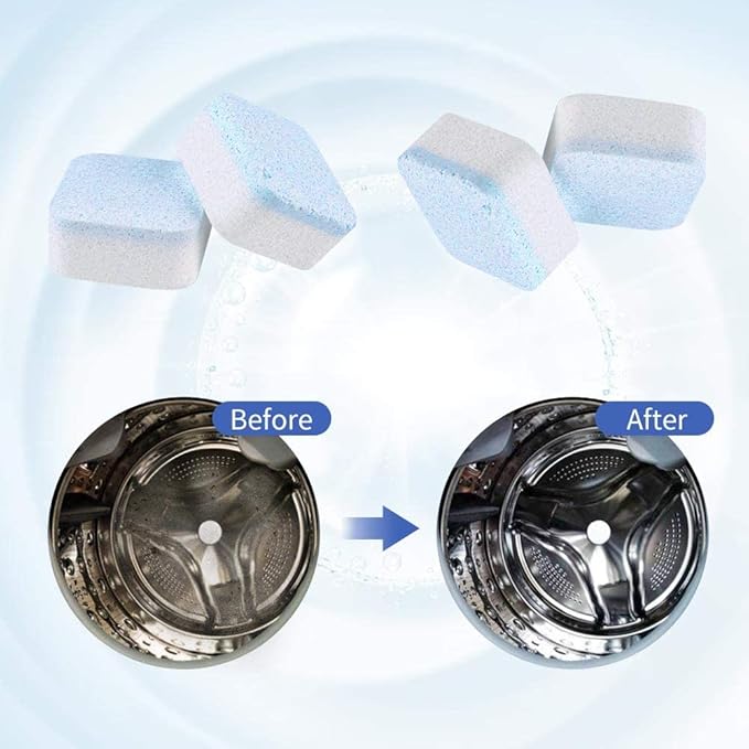 NATRUTH Washing Machine Cleaner Descaler 30 Pack Deep Cleaning Washer Cleaner Tablets For HE Front Loader & Top Load Washer-Ruum Studio Home