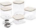 Caraway 14-Piece Glass Airtight Food Storage Containers with Lids – Non-Toxic, BPA-Free Kitchen Storage Containers – Stackable, Space-Saving Airtight Containers for Dry Goods and More - Cream-Ruum Studio Home