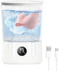Mini Washing Machine,3000mAh Rechargeable Portable Underwear Washing Machine,Quiet and Lightweight,Deep Cleans Clothes,Low Noise,Small and Light,Suitable for Travel,Dormitory,RV and Apartment Use-Ruum Studio Home