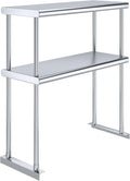 AmGood Double OverShelf Stainless Steel NSF - Many (30" Long x 12" Deep)-Ruum Studio Home
