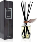 LOVSPA Reed Diffuser Set, Baltic Amber Scented Oil Diffuser with Sticks, Home Fragrance Accessories for Bathroom Shelf Decor, Aroma Diffusers for Home or Office Fall Decor, USA Made-Ruum Studio Home