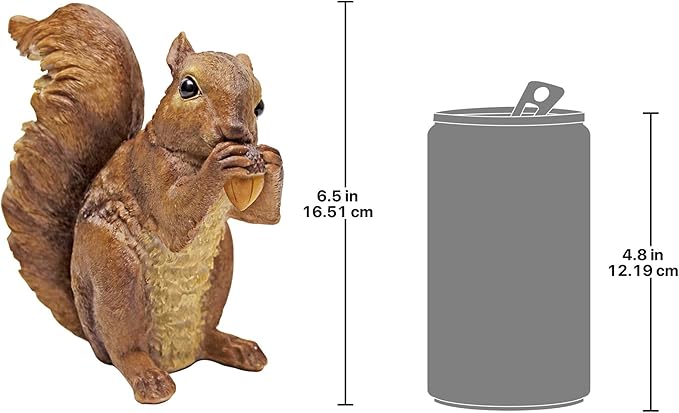 Design Toscano Woodland Squirrel Statue: Chomper-Ruum Studio Home