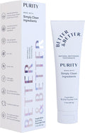 Better & Better Purity Toothpaste | Natural Whitening Toothpaste Without Additives | Organic, Vegan, Fluoride & SLS Free | Coconut-Based Formula w/Fresh Mint Flavor | 3.4oz, 1 Pack-Ruum Studio Home