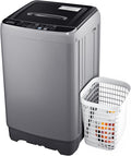 Portable Washing Machines 17.8LBS Full Automatic Clothes Washer and Spinner Combo with 10 Programs and 8 Water Levels, Compact Laundry Wash Spin Dryer for Apartment RV Dorm Home, Grey-Ruum Studio Home