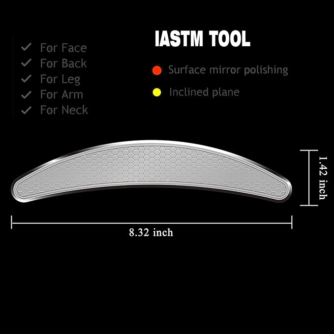 BYYDDIY Stainless Steel Muscle Scraper Tools Set,Gua Sha Scraping Massage Tools,IASTM Tools(DC1)-Ruum Studio Home
