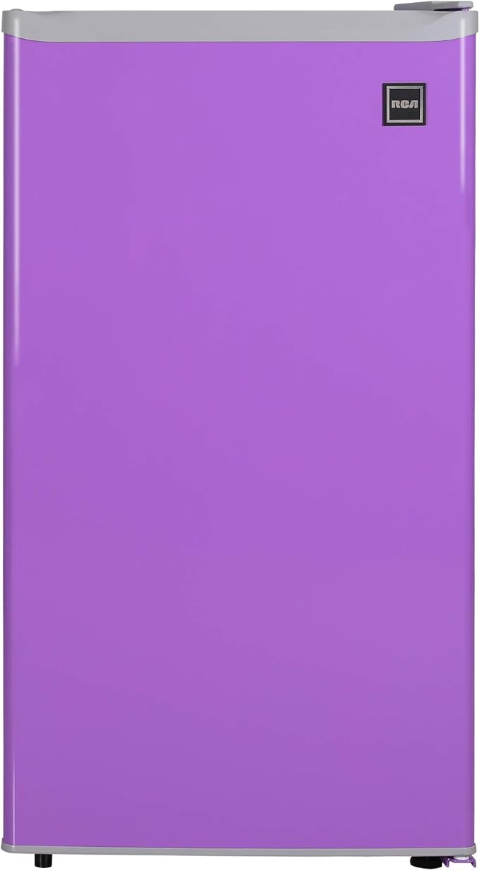RCA RFR321-PURPLE 3.2 Cu Ft Compact Fridge, Mini Refrigerator, Purple-Ruum Studio Home
