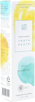 Lemonade Toothpaste 3.5oz-Dentist Developed, EWG Verified, Cruelty-Free & Vegan, PETA and Vegan Society Registered, give Back-Ruum Studio Home
