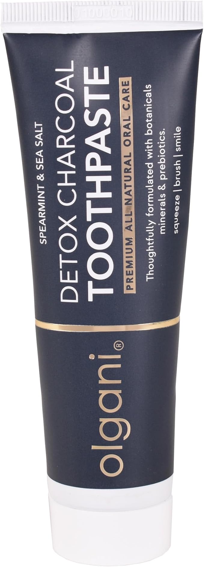 | Detox Charcoal Toothpaste | Natural Whitening Formula with Activated Charcoal | Gentle Whitening Toothpaste | Freshens Breath | Gum Health | Fluoride-Free | Safe for Kids | 2.53 Fl.Oz-Ruum Studio Home