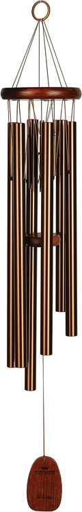 Woodstock Wind Chimes for Outside, Garden, Patio, Porch and Outdoor Decor (32") Pachelbel Canon Chime Bronze Wind Chime Gifts (PCCB)-Ruum Studio Home