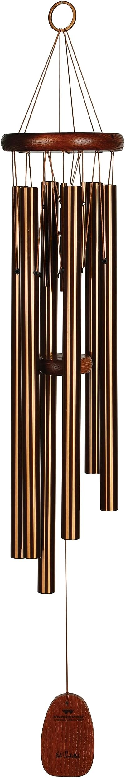 Woodstock Wind Chimes for Outside, Garden, Patio, Porch and Outdoor Decor (32") Pachelbel Canon Chime Bronze Wind Chime Gifts (PCCB)-Ruum Studio Home