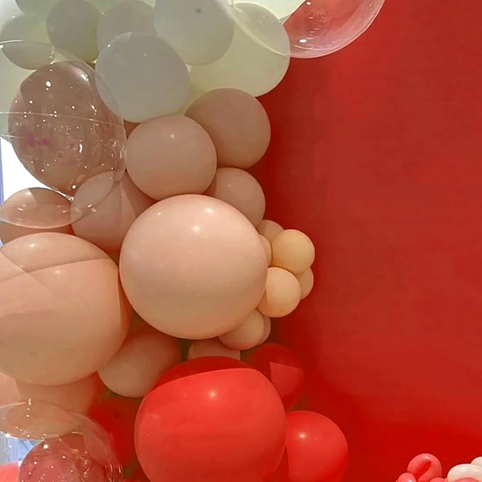 130pcs Peach Balloons Different Sizes 18" 12" 10" 5" Pastel Orange Latex Balloon Garland Arch Kit for Birthday Baby Shower Graduation Wedding Gender Reveal Anniversary Party Decorations-Ruum Studio Home