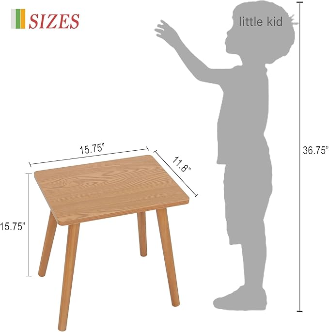 AWASEN Mid Century Modern Side Table, Small End for Living Room Bedroom Office Small Spaces, Modern Side Table Nightstand with Solid Wood, Easy Assembly, (Brown)-Ruum Studio Home