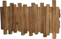 Natural Wood Wall Mounted Piano Coat Rack| Coat Rack Wall Mount| Flip Down Wall Hook Rack 5 Hooks| Entryway Wall Art Hook,Made of Acacia Wood (Wood Wax Oil staining Light Brown).-Ruum Studio Home