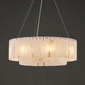 Alabaster Chandeliers D23in Round Chandeliers for Dining Room Small Chandelier Light Fixture for Kitchen Living Room Foyer Entryway Hallway-Ruum Studio Home