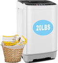 20Lbs Portable Washing Machine Nictemaw Portable Washer, 2.8 Cu.ft Washer and Dryer Combo with Drain Pump, 10 Programs 8 Water Level Compact Laundry Washer for Home, Apartment, RV, Dorms-Ruum Studio Home