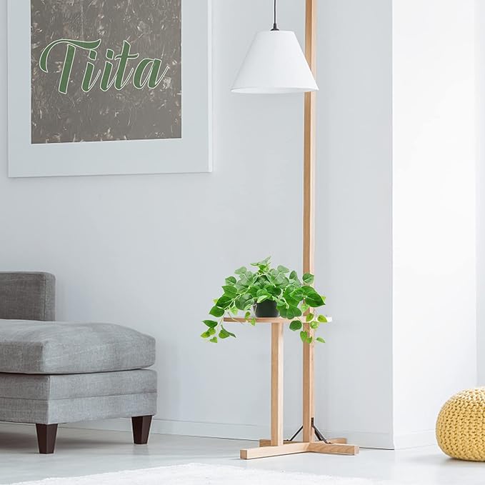 Tiita 1 Pack Fake Plants Artificial Scindapsus Aureus in Pots, Realistic Fake Greenery Potted Plants for Home Office Desk Window Sill Bathroom Bedroom Outdoor Indoor-Ruum Studio Home