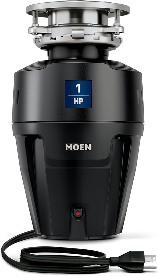 Moen Chef Series 1 HP Continuous Feed Garbage Disposal, Power Cord Included, EX100C-Ruum Studio Home