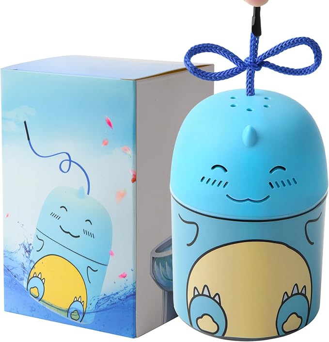 Toilet Bowl Cleaners Bottle Bathroom Toliet Bowl Cleaner with Fresh Ocean Scent Cute Dinosaur Shaped Toilet Tank Cleaner (Blue)-Ruum Studio Home