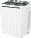 Pataku Portable Washing Machine, 17.6 Lbs Compact Mini Washer and Dryer Combo,Twin Tub Laundry Washer with Spin Cycle, Soaking Function Ideal for Apartment, Dorms, RVs Camping, Grey-Ruum Studio Home