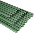 Garmeinea Garden Stakes 57 Inches Plastic Coated Steel Plant Stakes for Growing Climbing Plants, Pack of 25-Ruum Studio Home