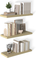 12 Inch Deep Floating Shelves for Wall 3 Pack Floating Shelves Large Storage Space Wall Mount Shelf for Living Room Kitchen Bathroom 30" W x 12" D x 1.2" H Oak-Ruum Studio Home