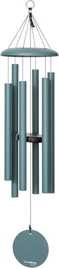 Corinthian Bells by Wind River - 36 inch Patina Green Wind Chime for Patio, Backyard, Garden, and Outdoor Decor (Aluminum Chime) Made in The USA-Ruum Studio Home