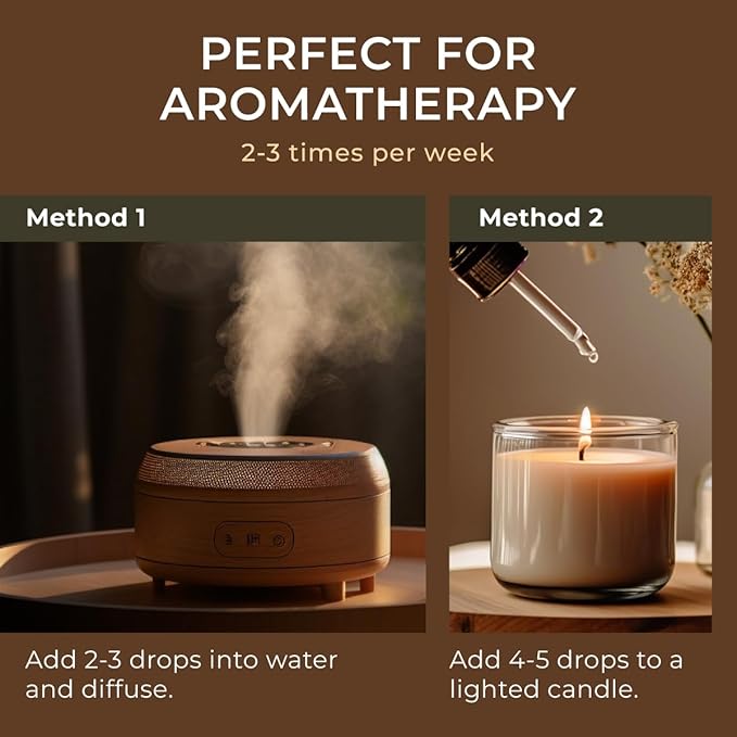 Gya Labs Lavender Essential Oil for Diffuser - 100% Pure Natural Lavender Oil for Skin, Hair, Massage, Candle Making & Aromatherapy (1.02 Fl Oz)-Ruum Studio Home