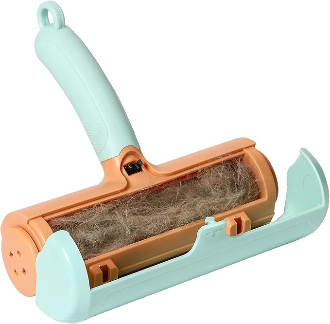 Pet Hair Remover - Reusable Lint Roller for Cats and Dogs, Effortlessly Removes Fur from Furniture, Carpets, Bedding, and Clothing, Static Cling Technology, Self-Cleaning Design-Ruum Studio Home