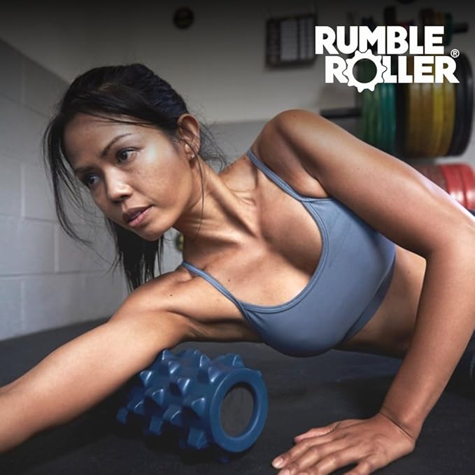RumbleRoller Original Textured Foam Roller - Deep Tissue, Self Myofacial Release Massage Therapy Roller-Ruum Studio Home