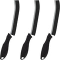 Cleaning Brush - 3 Pcs Hard Bristle Crevice Cleaning Brush, Grout Brush, Scrub Brush for Tile Grout Crevice, Gap Cleaning Tools for Bathroom Kitchen Toilet Window Track (3, Black)-Ruum Studio Home