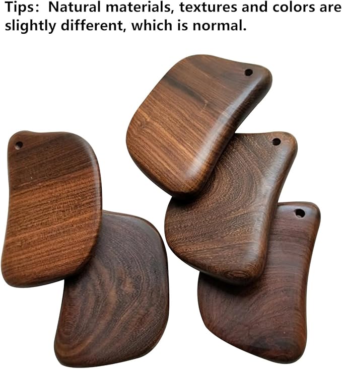 Wooden Gua Sha Massager Tool,Wooden Gua Sha Scraping Massage Tool,Sandalwood Gua Sha Board Acupuncture Point Massager,1 Pieces.-Ruum Studio Home