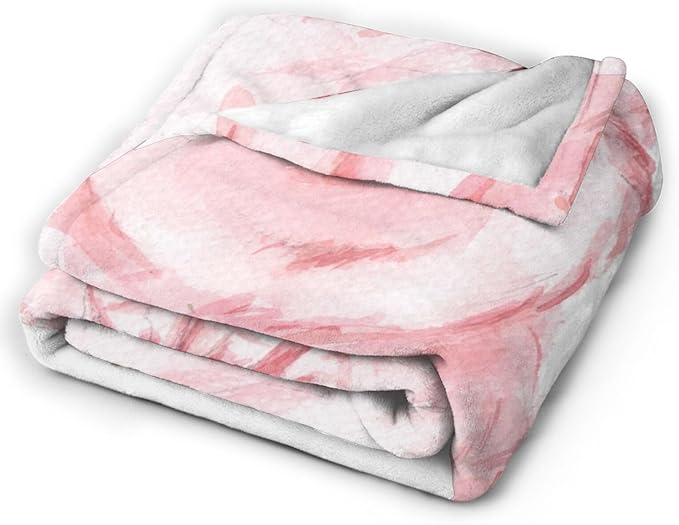 HGOD DESIGNS Lovely Pink Pig Watercolor Blanket, Super Soft Pig Throw Blanket 40"x50" Blanket for Bed Couch Chair Fall Winter Camping Living Room Office-Ruum Studio Home