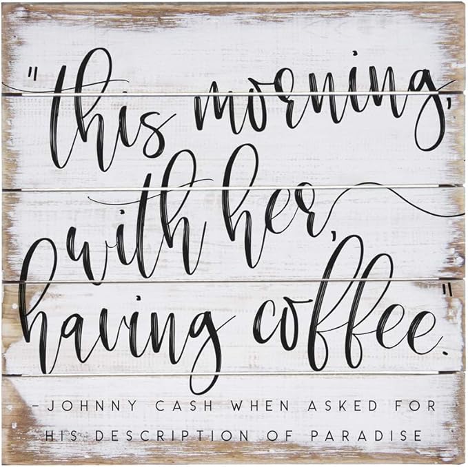 Simply Said, INC Perfect Pallets Petites Johnny Cash's Paradise, 8x8 in Wood Sign PET19508-Ruum Studio Home